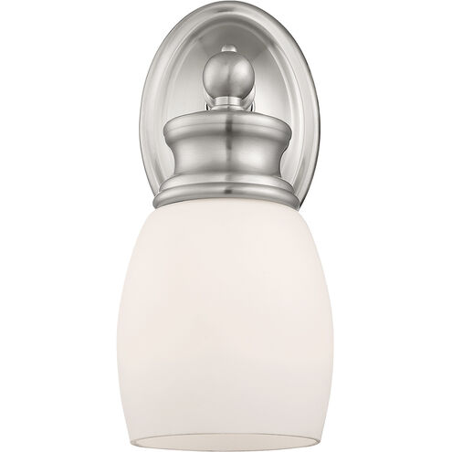 Elise 1 Light 4.5 inch Satin Nickel Wall Sconce Wall Light, Essentials