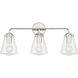 Voss Bath Vanity Light Wall Light in Polished Nickel