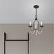 Alessia 3 Light 13 inch Black Mini Chandelier Ceiling Light