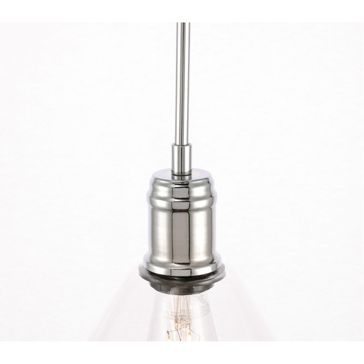 Hugh 1 Light 13.75 inch Chrome Pendant Ceiling Light