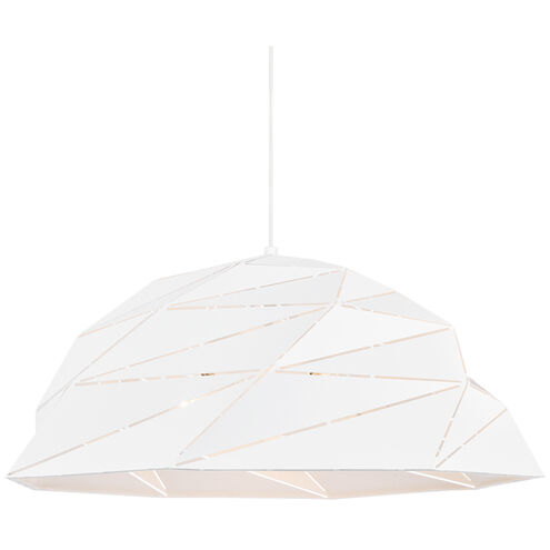 Riku 3 Light 26 inch White Pendant Ceiling Light