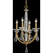 Verona 4 Light 16.8 inch Heirloom Gold Chandelier Ceiling Light, Schonbek Signature