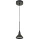 Kampia 1 Light 5 inch Dark Bronze Mini Pendant Ceiling Light, Lantern