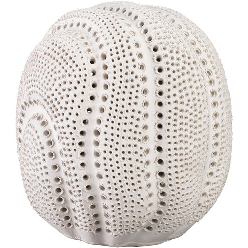 Lunar White Sphere in Matte White Porcelain