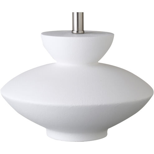 Dell 6 inch 60.00 watt White Table Lamp Portable Light