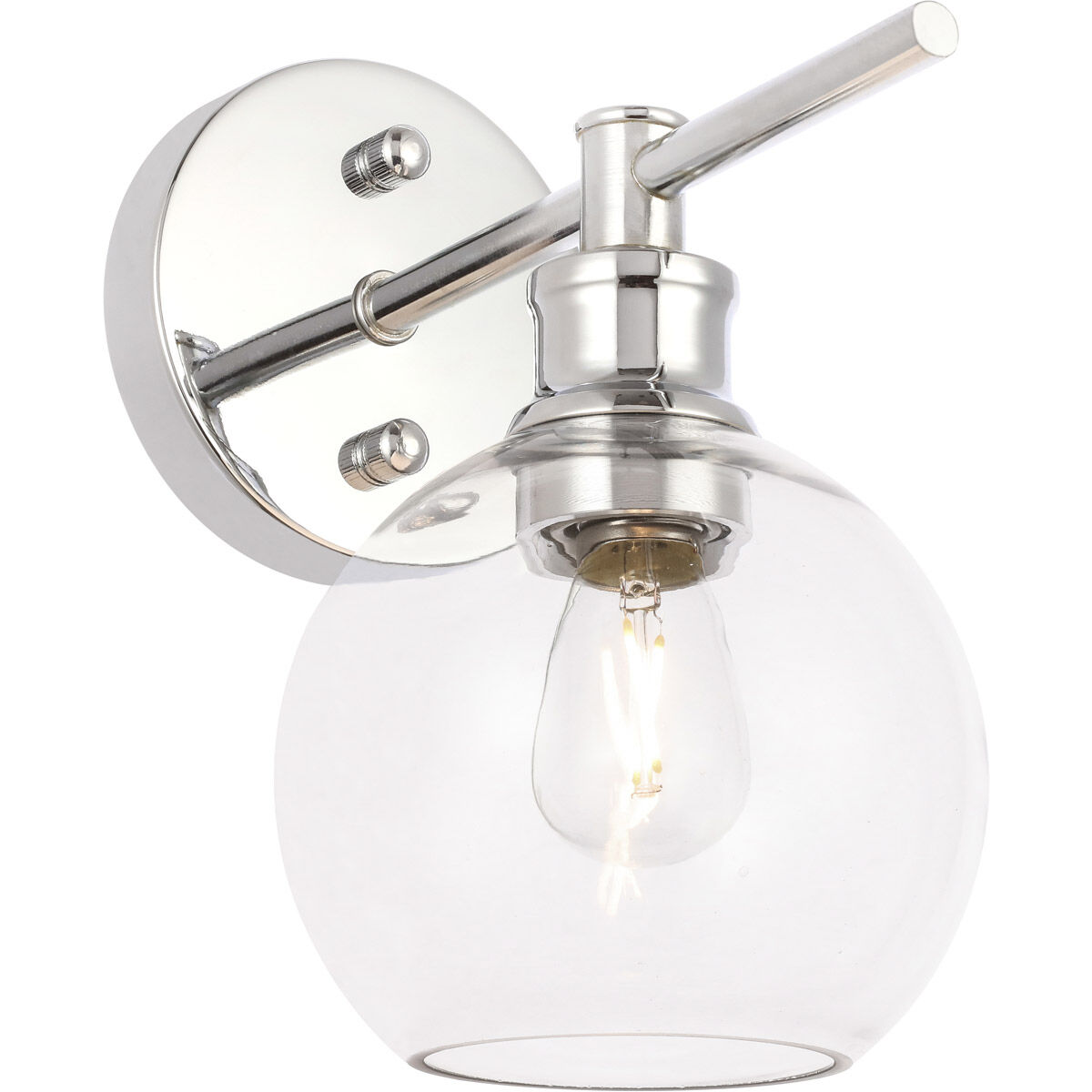 Collier 1 Light 6 inch Chrome Wall sconce Wall Light