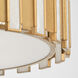 Volterra 5 Light 28 inch Aged Brass Pendant Ceiling Light