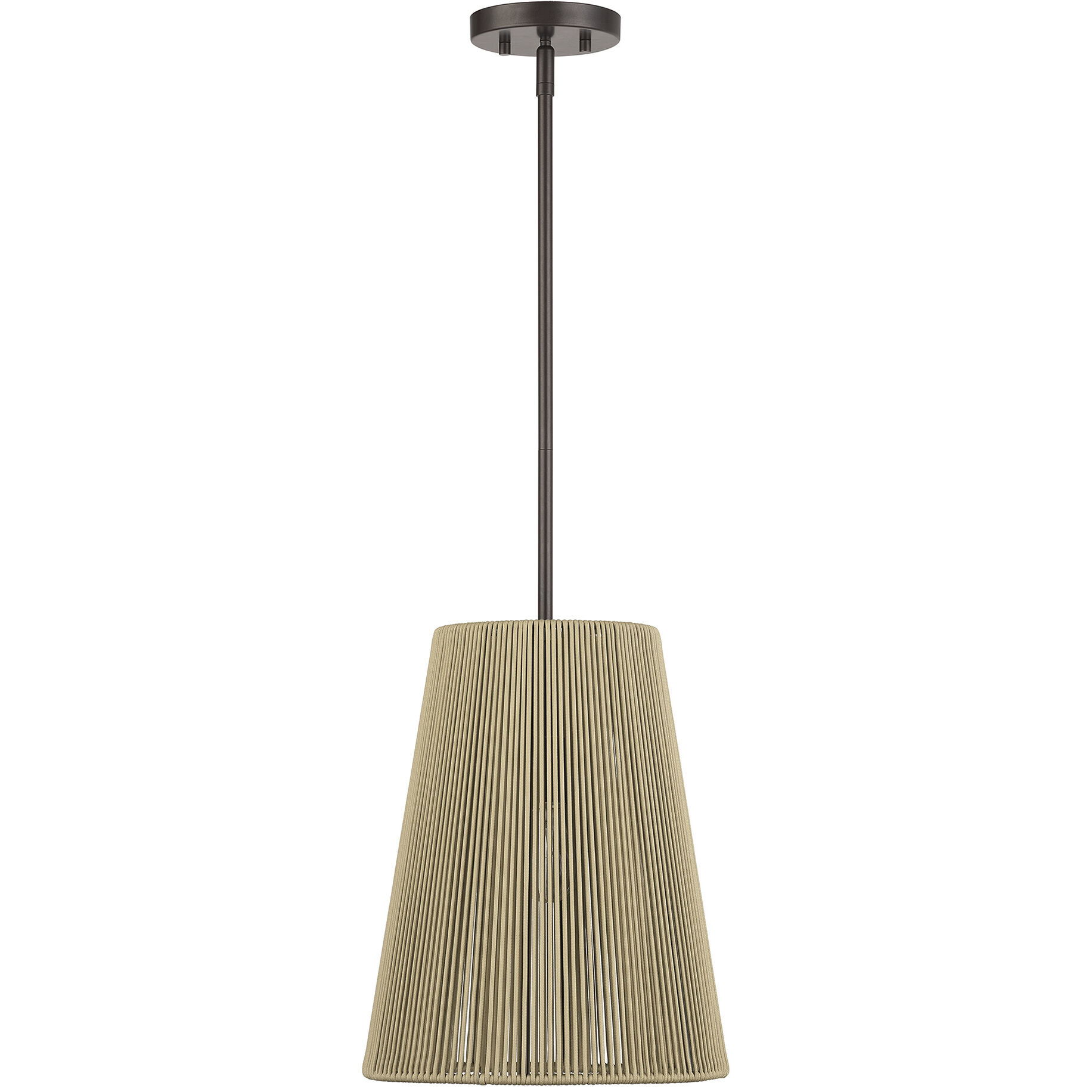Florell 1 Light 12 inch English Bronze Pendant Ceiling Light