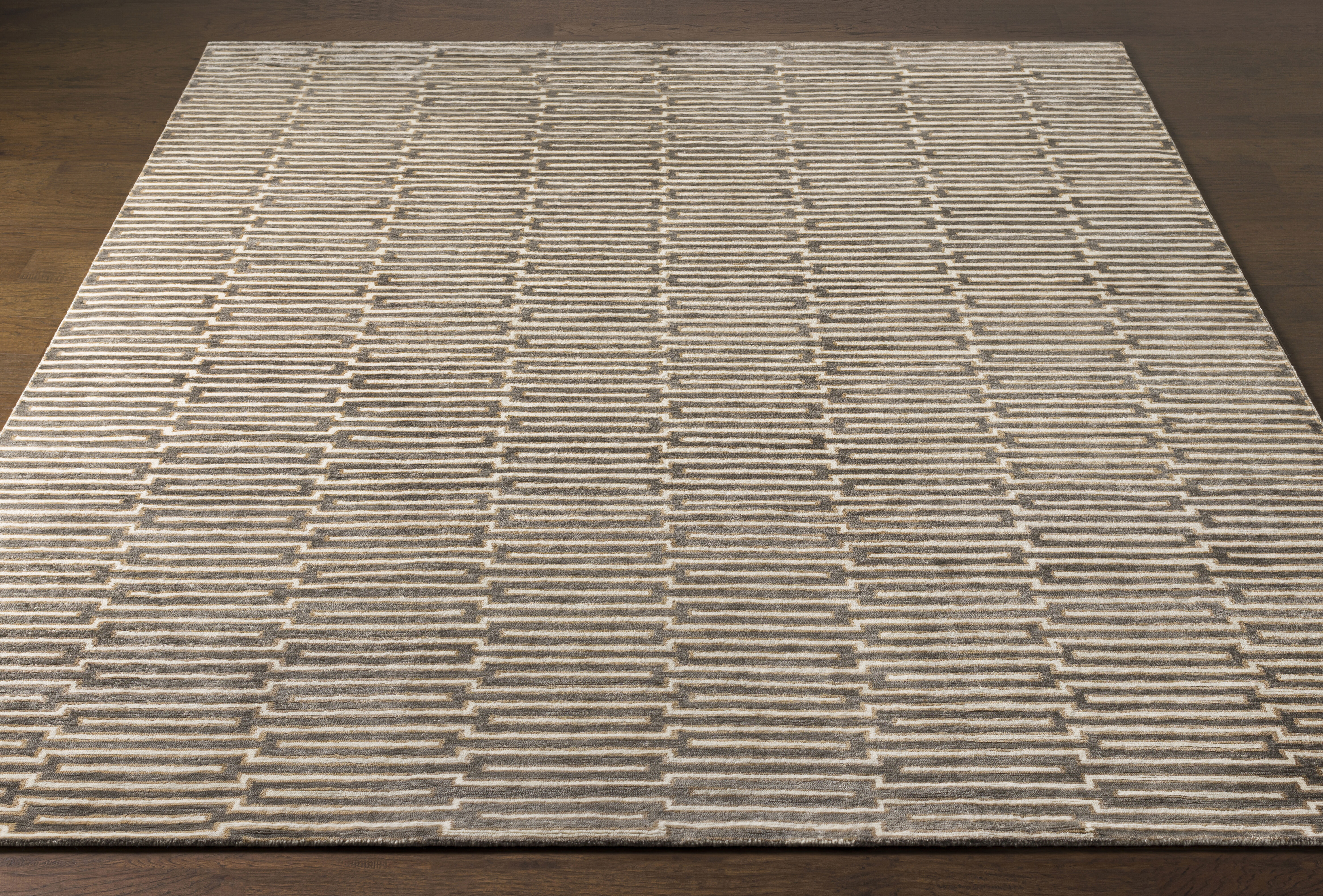 Platinum 36 X 24 inch Brown Rug in 2 x 3, Rectangle