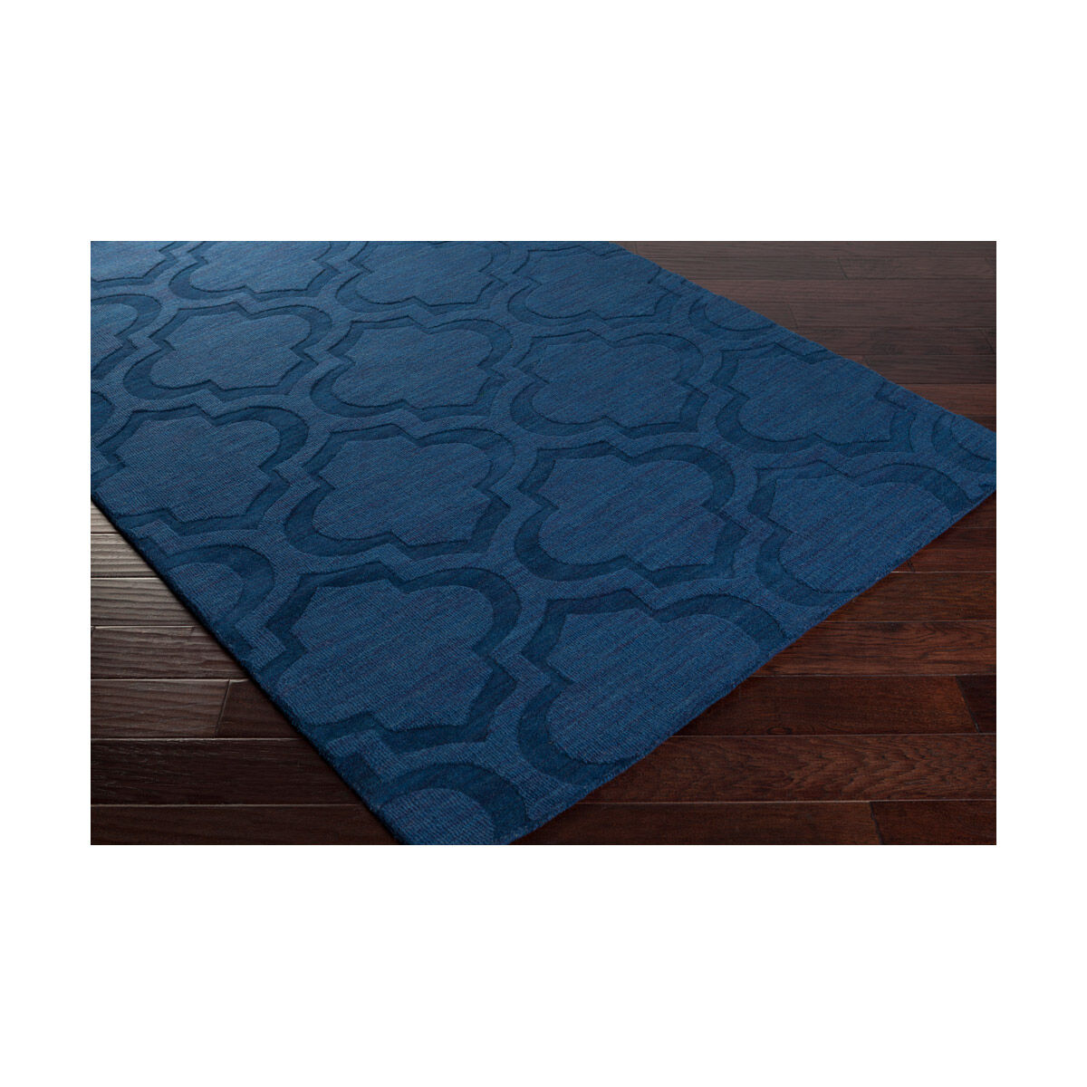 Central Park 108 X 72 inch Dark Blue Rugs, Rectangle