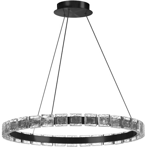 Camila LED 24 inch Matte Black Chandelier Ceiling Light