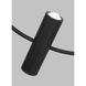 Sean Lavin Mini Layla 2 Light 120 Nightshade Black Low-Voltage Pendant Ceiling Light in Monopoint, Integrated LED