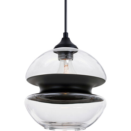 Hula 8 1 Light Black Outdoor Pendant