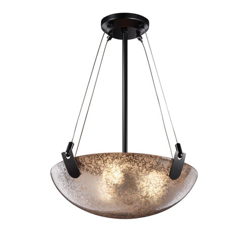 Fusion LED 21 inch Brushed Nickel Pendant Ceiling Light, U-Clips