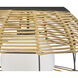 Open Air Maddox 24.25 inch Black Outdoor Pendant in Black / Natural Rattan