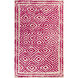 Atlas 96 X 60 inch Bright Pink, Beige Rug