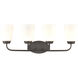 Winslow 4 Light 28 inch Oil Rubbed Bronze Vanity Light Wall Light