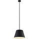 Lilly 1 Light 18 inch Matte Black Pendant Ceiling Light
