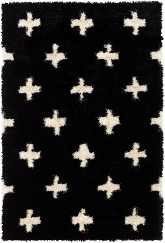 Gibraltar 36 X 24 inch Black Rug in 2 x 3, Rectangle