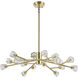 Canada 16 Light 29.5 inch Shiny Gold Chandelier Ceiling Light