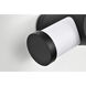 Bowman LED 35.88 inch Matte Black Vanity Light Wall Light