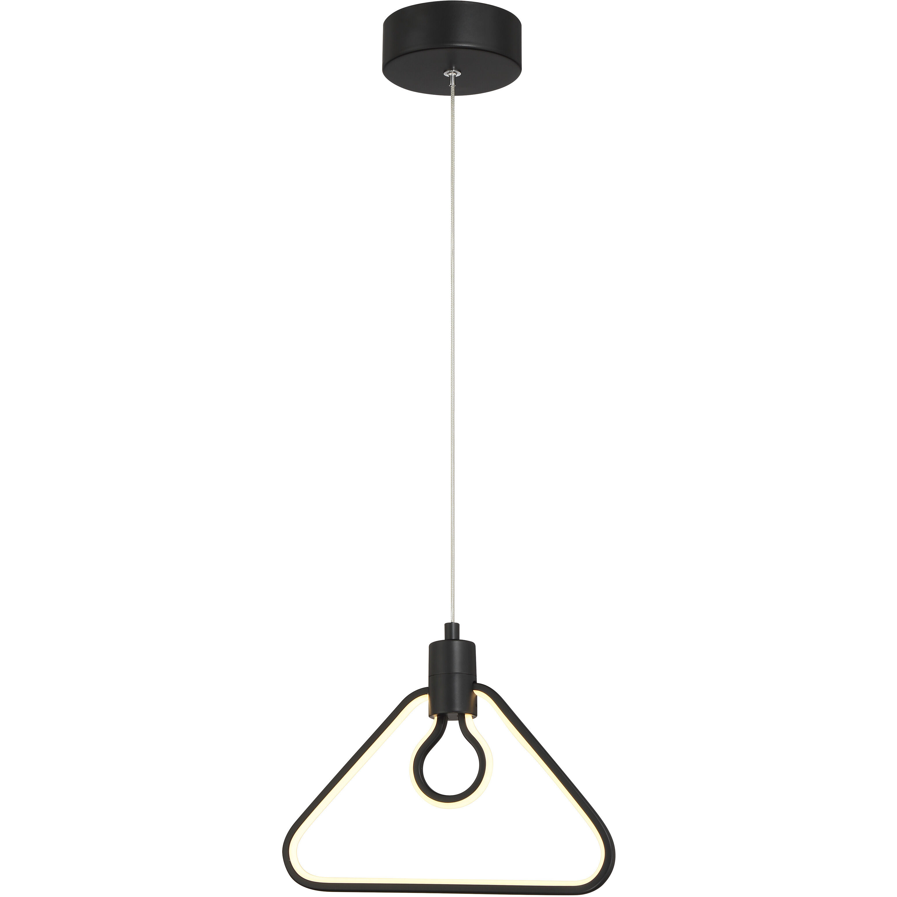 Edison's Outline LED 11.25 inch Coal Pendant Ceiling Light
