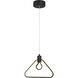 Edison's Outline LED 11.25 inch Coal Pendant Ceiling Light