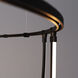 Suspenders LED 82 inch Satin Black and Frosted Chandelier Ceiling Light