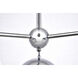 Eclipse 6 Light 36 inch Chrome Pendant Ceiling Light