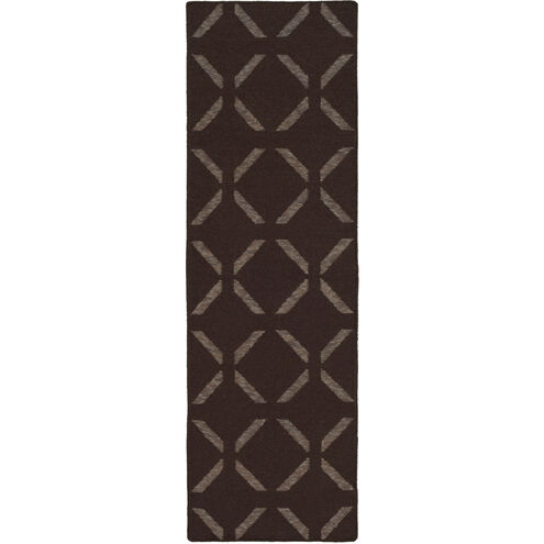 Stallman 156 X 108 inch Dark Brown, Seafoam Rug