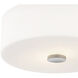 Sophie 2 Light 12 inch Polished Nickel Flush Mount Ceiling Light