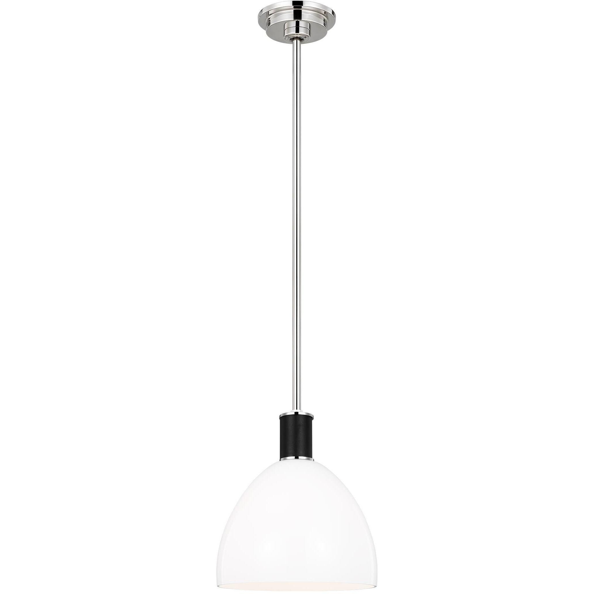 Hadley 1 Light 10 inch Polished Nickel Pendant Ceiling Light