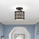 Vistaview 1 Light 7.25 inch English Bronze Semi-Flush Ceiling Light