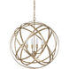 Axis 4 Light 23 inch Winter Gold Pendant Ceiling Light in (None)