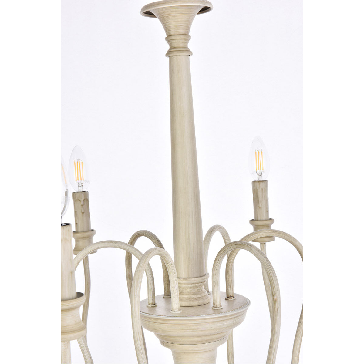 Flynx 6 Light 26 inch Weathered Dove Pendant Ceiling Light