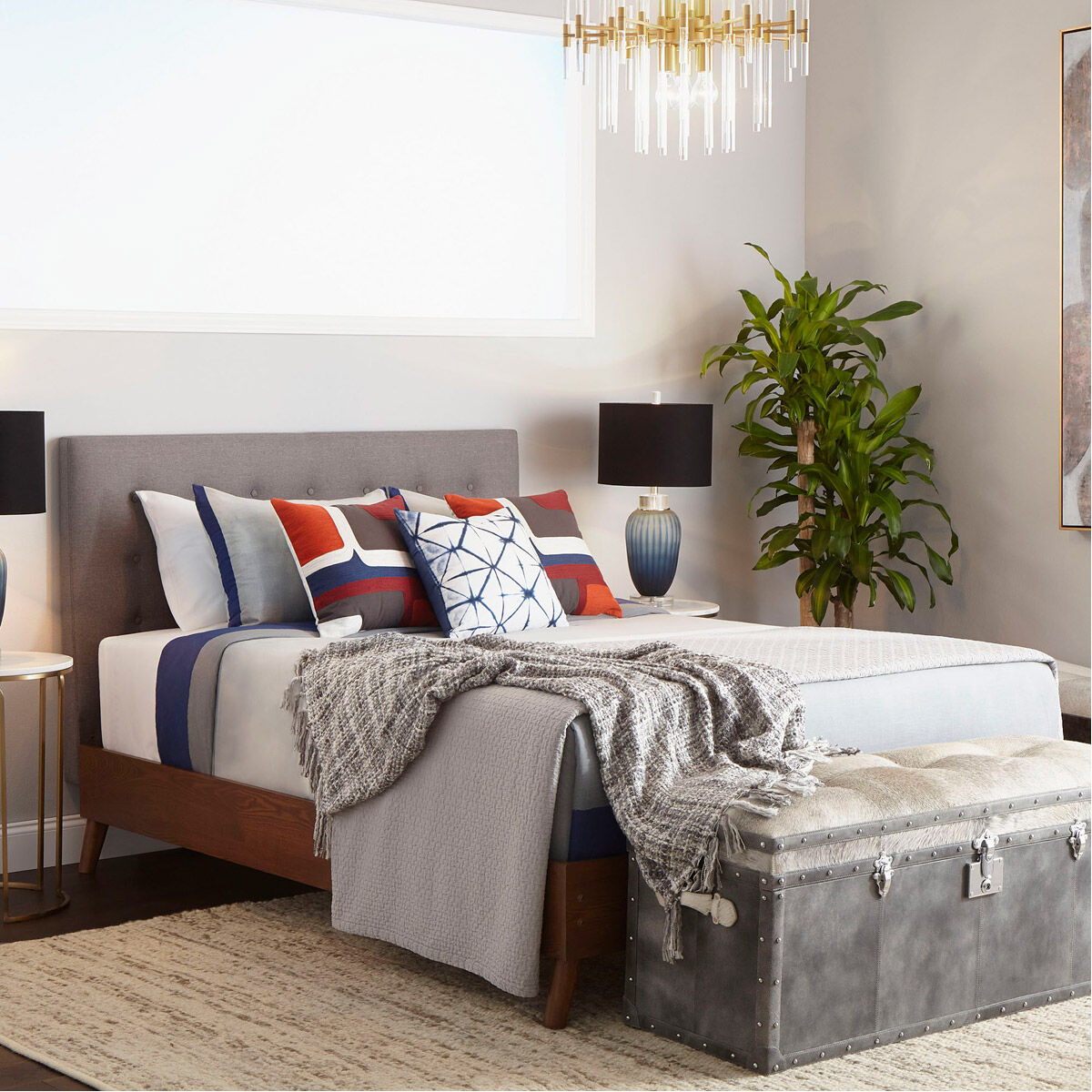 Quebec 6 Light 23 inch Aged Brass Pendant Ceiling Light, Small