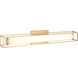 Flannigan LED 26 inch Aged Gold Brass Bath Vanity Light Wall Light