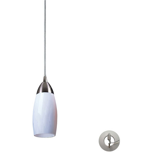 Castle 1 Light 3 inch Satin Nickel Mini Pendant Ceiling Light