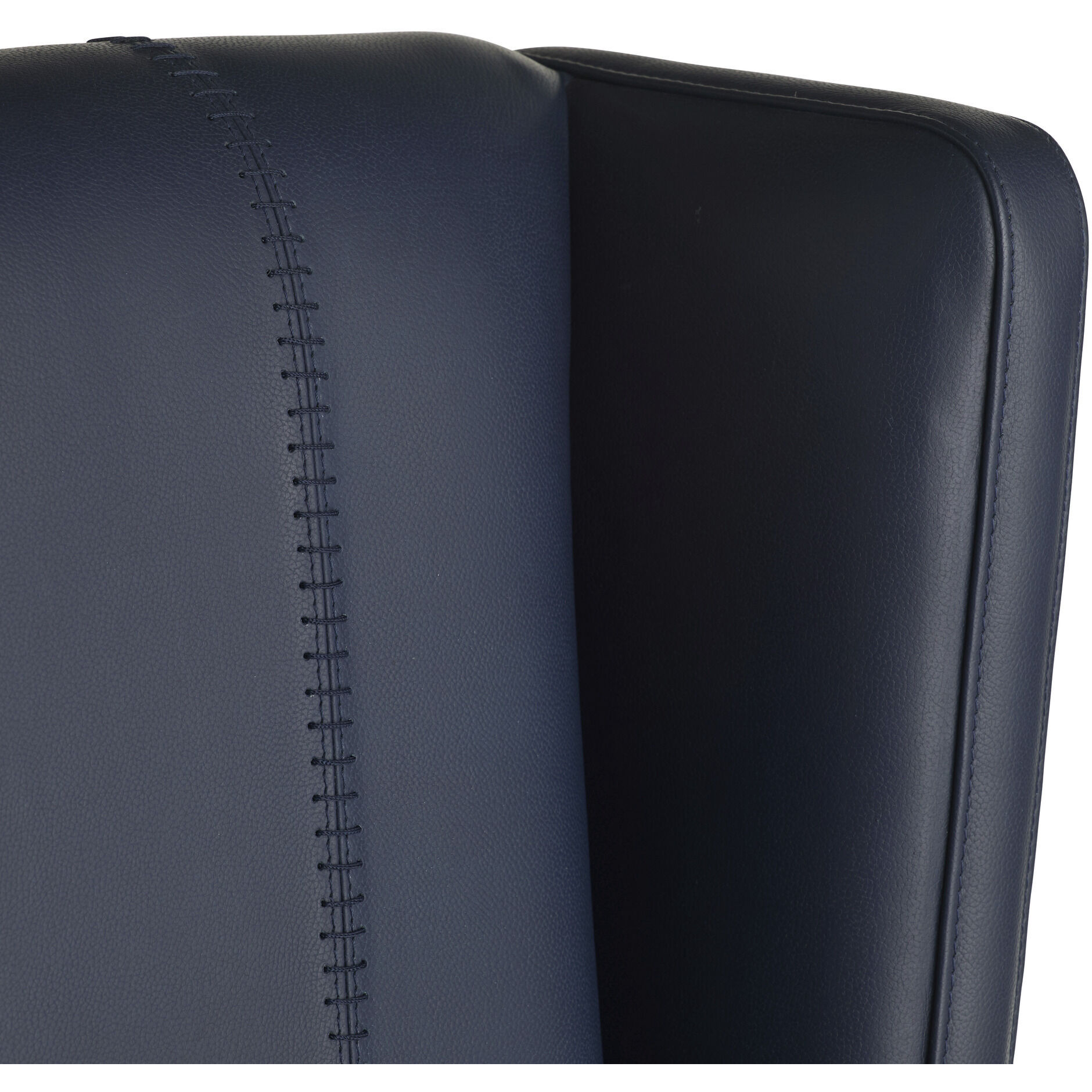 Hawthorne Navy and Antique Brass Host Chair