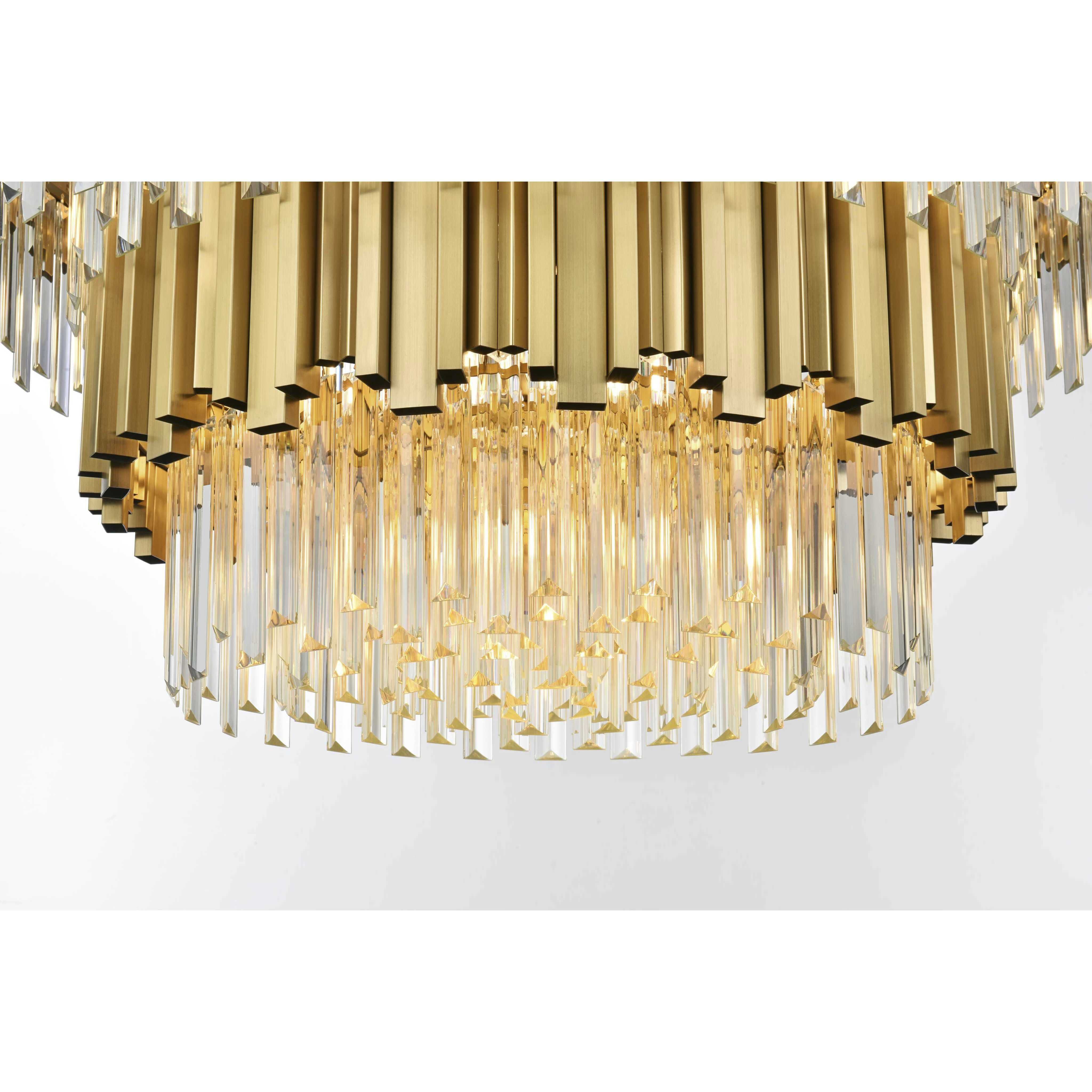 Willow 12 Light 32 inch Satin Gold Chandelier Ceiling Light