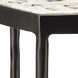 Tosi 30 X 12 inch Dark Graphite/Natural Accent Table