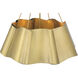 Waveform 4 Light 26 inch Legacy Brass Pendant Ceiling Light
