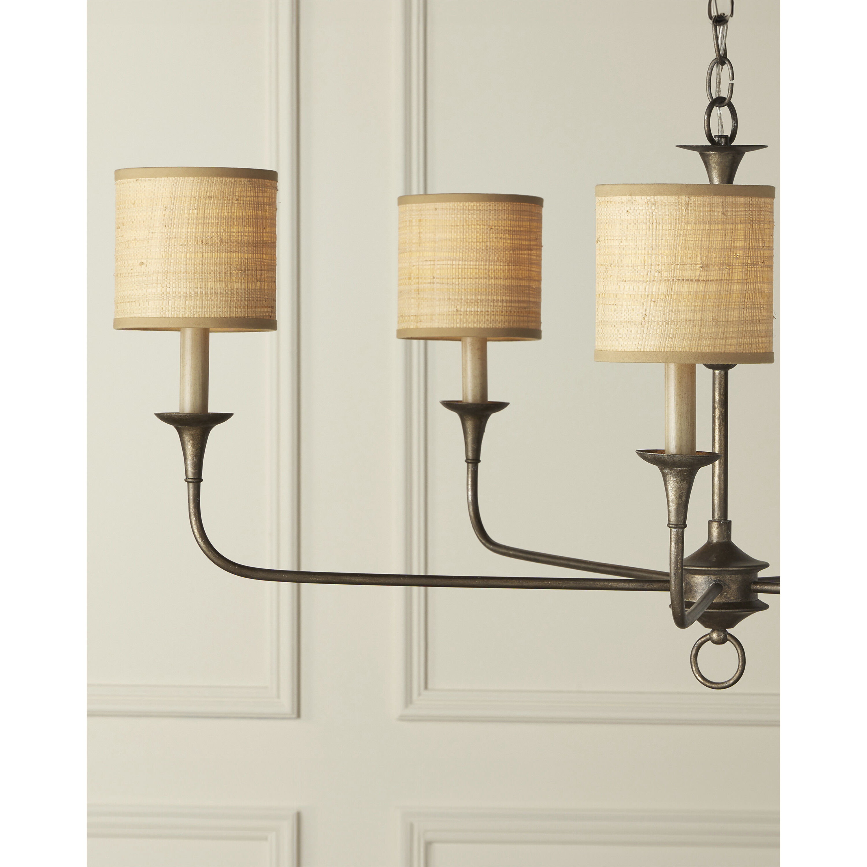 Nottaway 5 Light 36 inch Pyrite Bronze Chandelier Ceiling Light Small