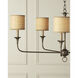 Nottaway 5 Light 36 inch Pyrite Bronze Chandelier Ceiling Light, Small