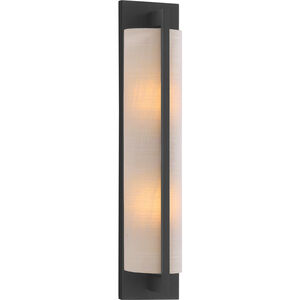 Carver 2 Light 4.5 inch Matte Black ADA Wall Sconce Wall Light