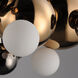 Stormy LED 28.75 inch Multi-Plated Multi-Light Pendant Ceiling Light