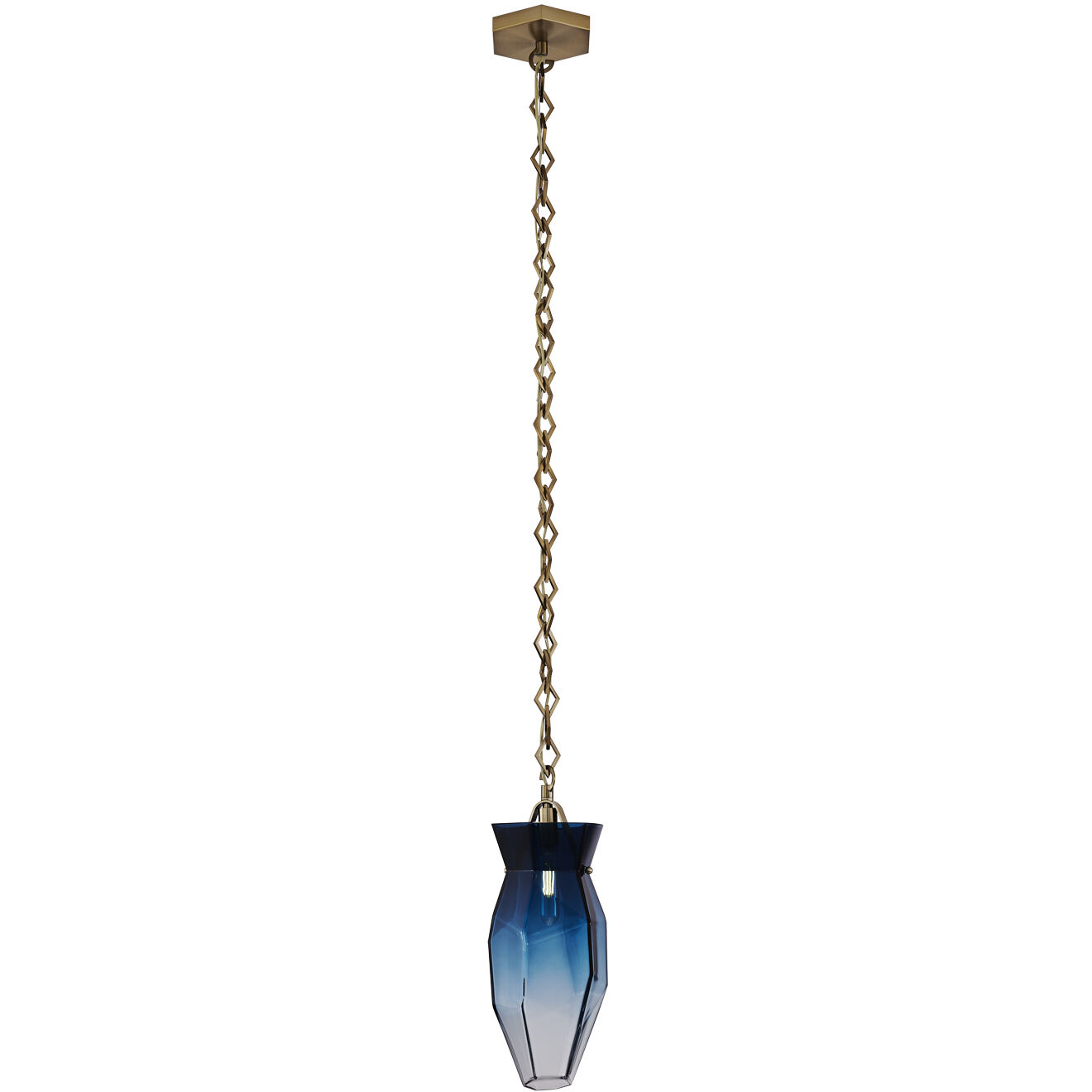 Bolsa 1 Light 6.5 inch Winter Brass Pendant Ceiling Light