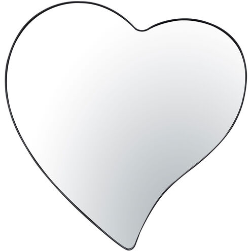 Who Do Ya' Love 30 X 30 inch Black Wall Mirror