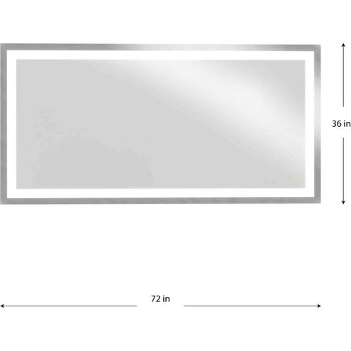 Captarent LED 72 X 36 inch White LED Mirror, Progress LED