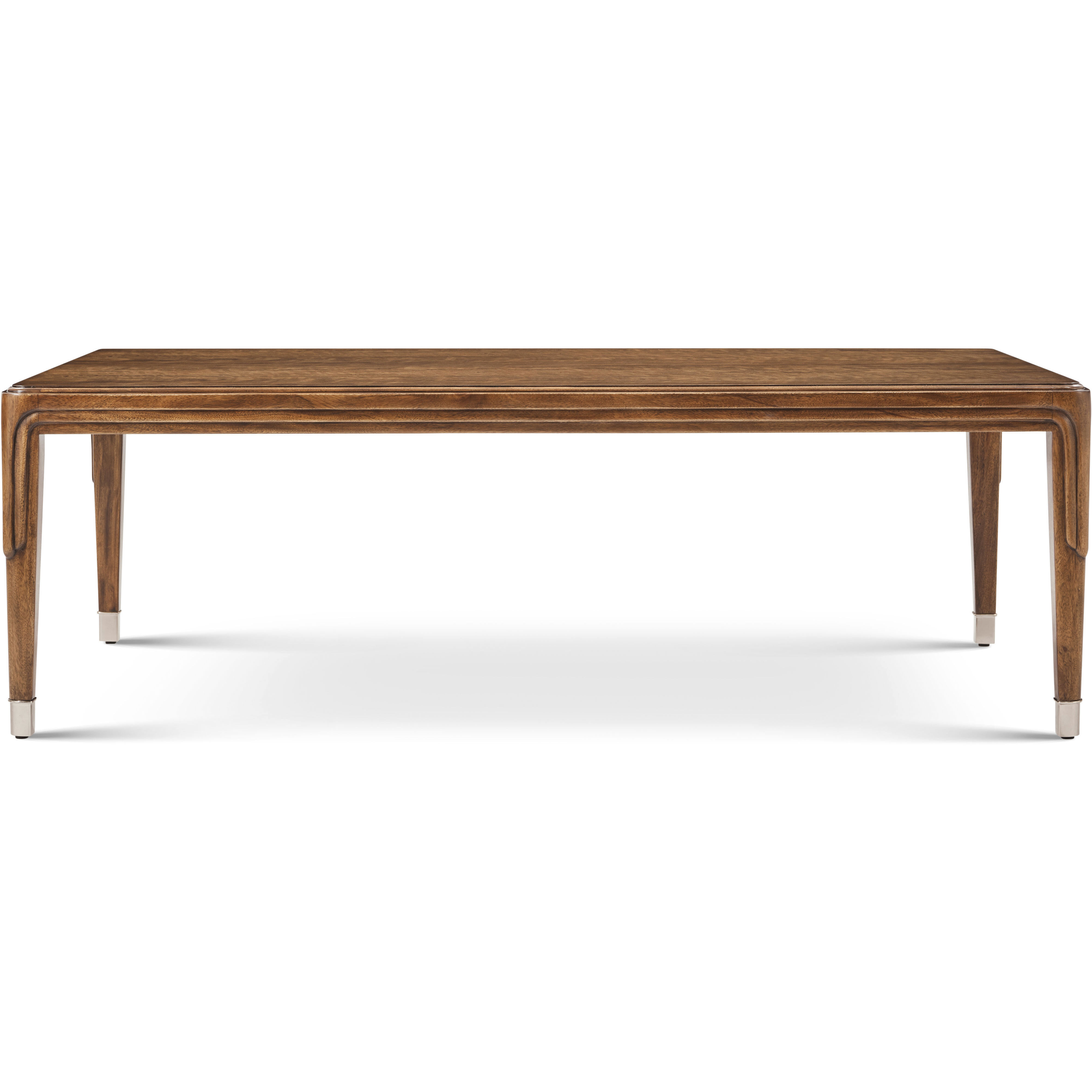 Dorchester 54 X 32 inch Mayfair / Antique White Brass Cocktail Table, Wooden